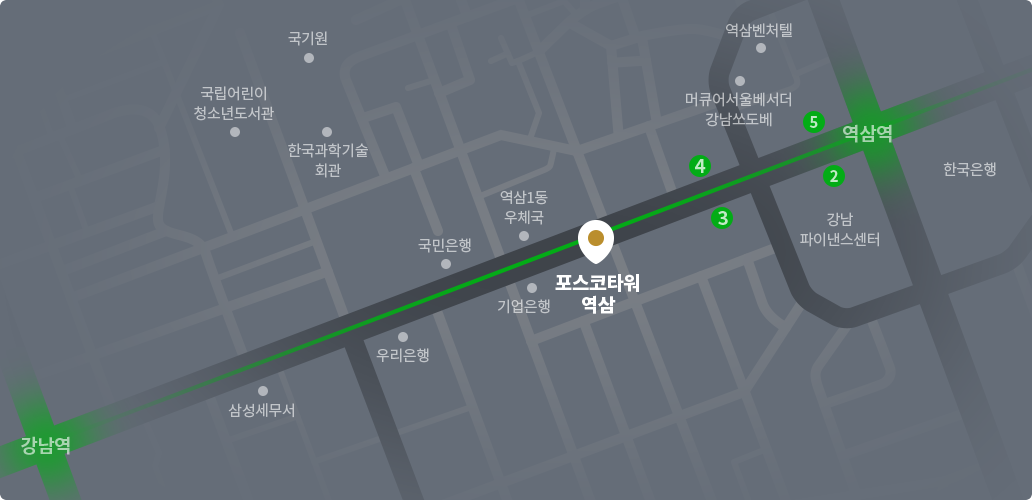 무궁화신탁 서울본사 오시는 길 안내 지도입니다.